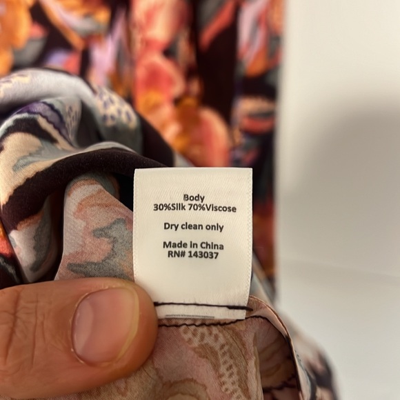 EUC Hunter Bell Jenna Dress in Painterly Floral Sz M - Picture 6 of 7